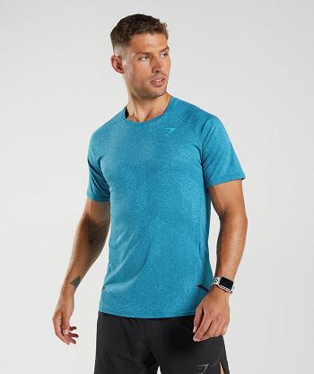Pánské T Shirts Gymshark Apex Blankyt Tmavě Šedé Blankyt | CZ 2409YXF